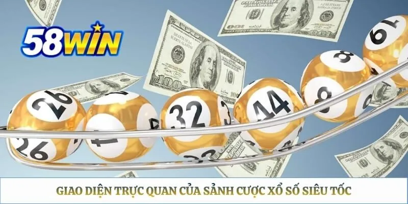 Giao diện trực quan của sảnh cược xổ số siêu tốc