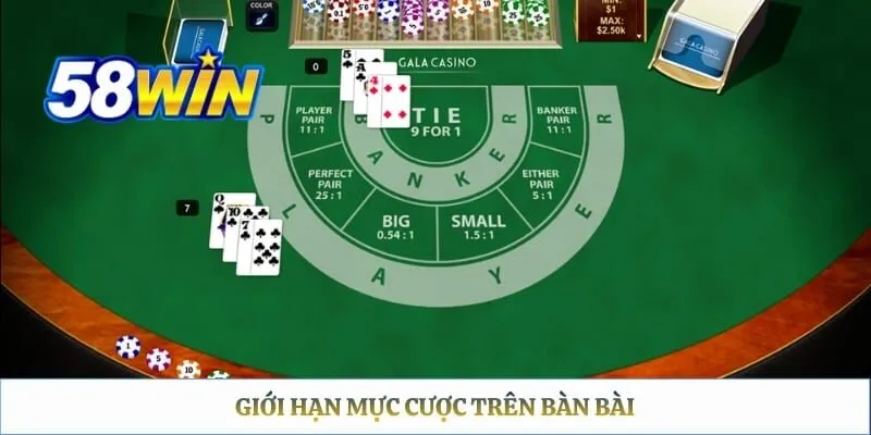 Baccarat 58WIN – Hiểu Luật Và Bàn Cược Trước Khi Chơi Giới hạn mực cược trên bàn bài